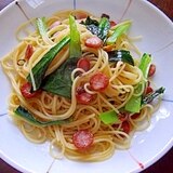 小松菜のパスタ